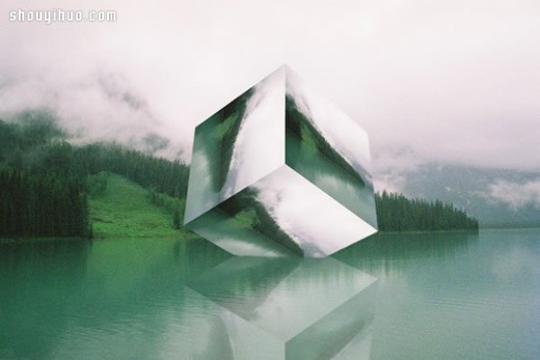 Cut the vision and DIY a beautiful and bubbling 3D geometric photography