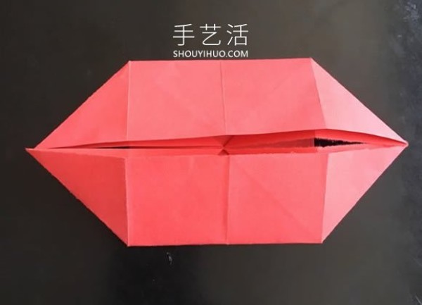 A simple tutorial on the origami method of a small flower basket