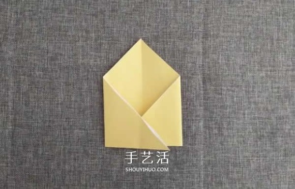 Simple and cute little animal envelope folding step-by-step photo album