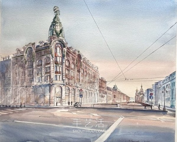 Exquisite watercolor captures the magic of strolling through Europes ancient cities