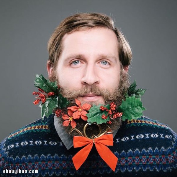 12 Weird Christmas Beards for Bearded Men to DIY! 