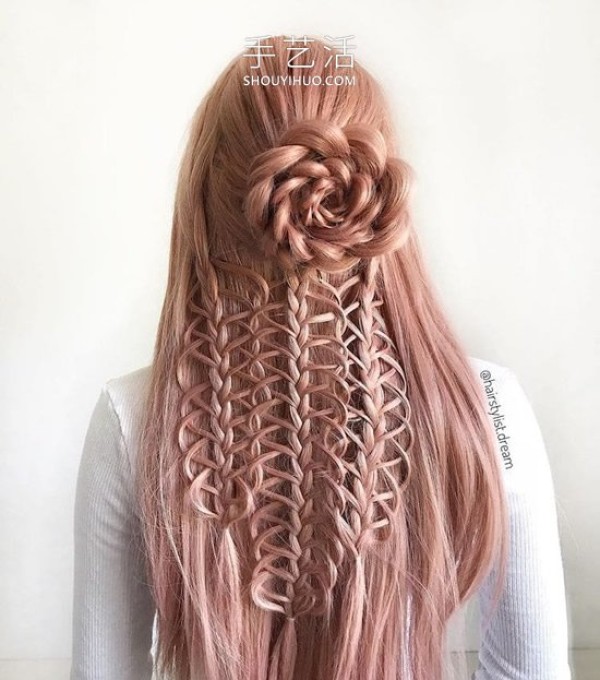 German Girls DIY Amazing Hairstyles Like Complex Crochet Patterns