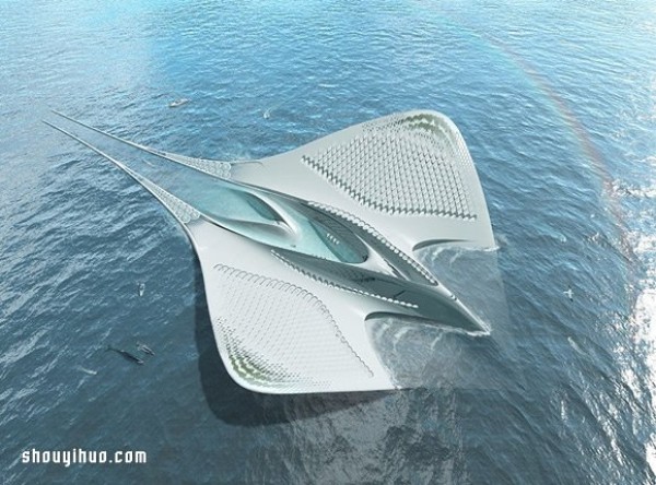 The future of mankind? A manta-shaped sea city that can carry 7,000 people