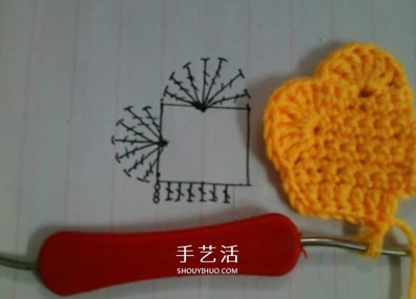 Simple crochet tutorial: How to knit woolen love charms