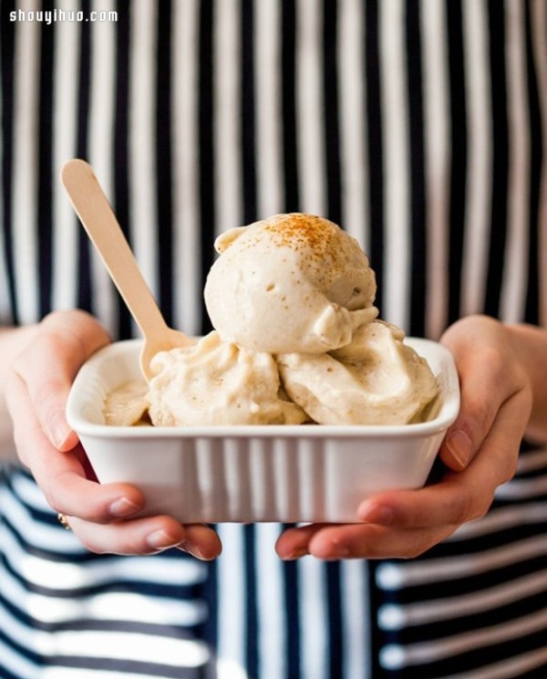 Just use a banana to make healthy low-fat handmade ice cream