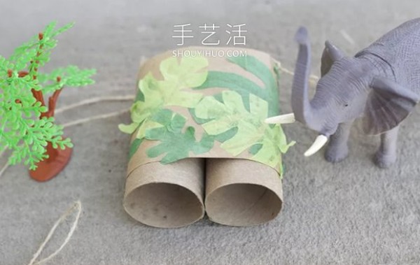 Tutorial on how to make hand-made binoculars from toilet paper rolls