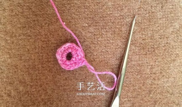 How to crochet radish with a simple method of crocheting water radish with illustrations