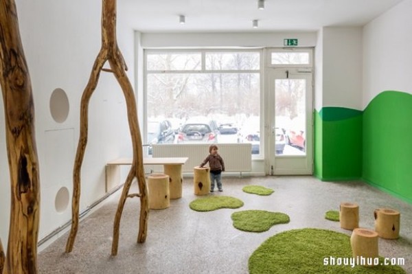 Decoration and layout design of forest kindergarten in Berlin, Germany