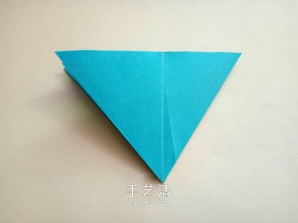 Five-cornered star origami illustration, how to fold an inner and outer double five-pointed star