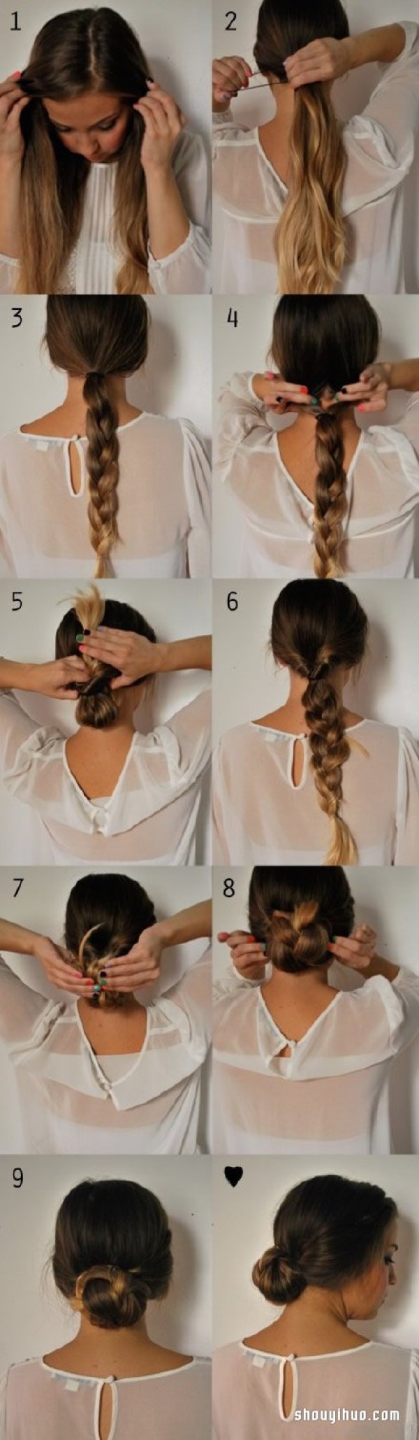 Nine beautiful and greasy braided hairstyles that can be quickly DIYed