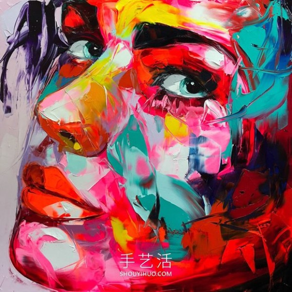 Vivid colors and textures! Appreciation of palette knife portrait paintings