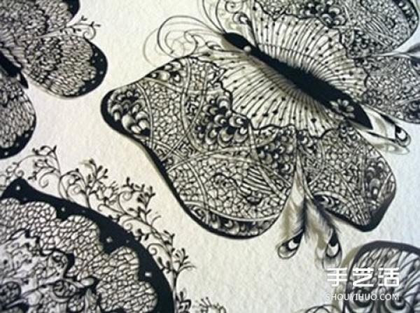 Pictures of complex paper carving works of art and exquisite paper carving works by novices