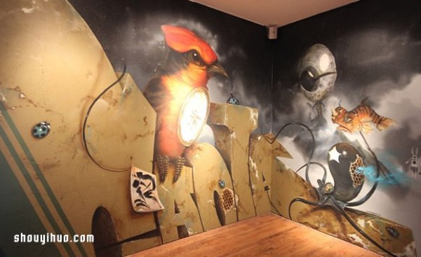 Free Street Art Exhibition allows artists to express themselves on white walls