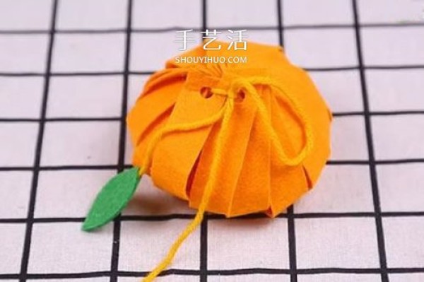 How to make homemade non-woven pumpkin packaging box and fabric pumpkin gift box