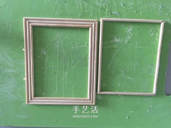 Ultra-light clay to make succulent photo frame, beautiful and ultra-light clay photo frame DIY