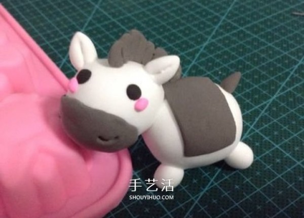 Ultra-light clay pony making illustrated cartoon horse clay DIY tutorial