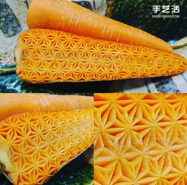 Food sculptor Gaku carves ordinary fruits and vegetables into works of art