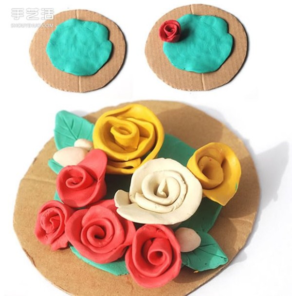 How to make a rose made of plasticine, a tutorial on how to make a rose with plasticine