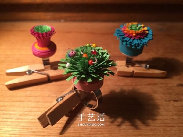 How to make a handmade paper flower ring, simple and super beautiful! 