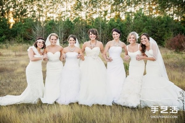 Happiness: Taking wedding photos and holding a wedding with your best friend