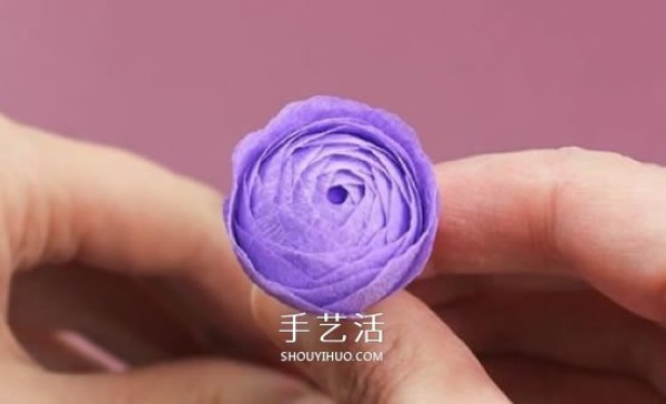 Illustration of hand-made super beautiful roses from wrinkle paper