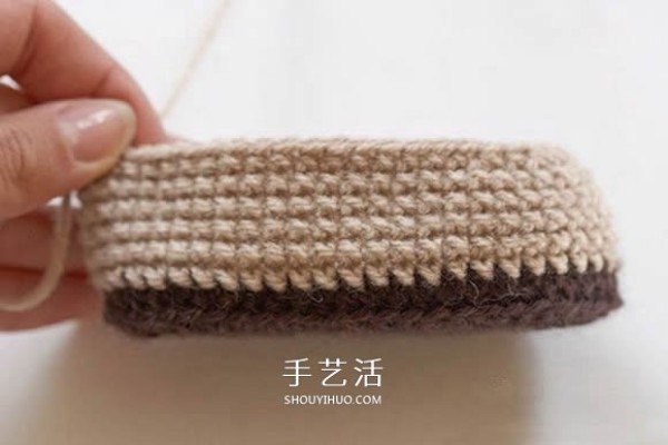 UGG style baby shoe knitting method crochet warm baby shoes