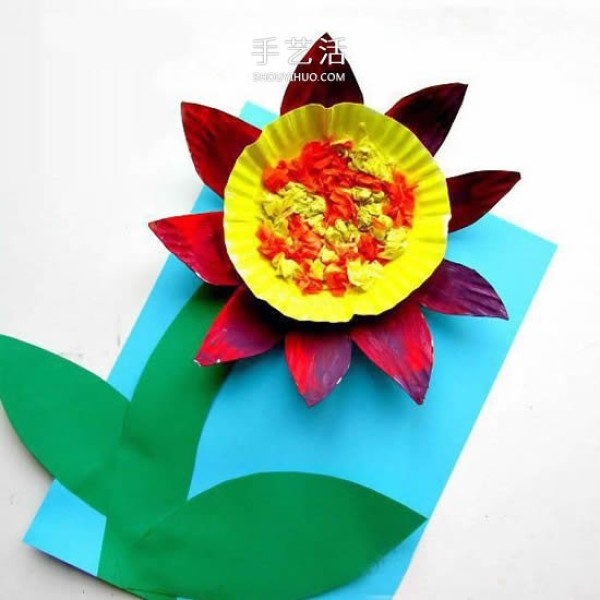 How to make sunflowers from paper plates, simple paper plate sunflower DIY