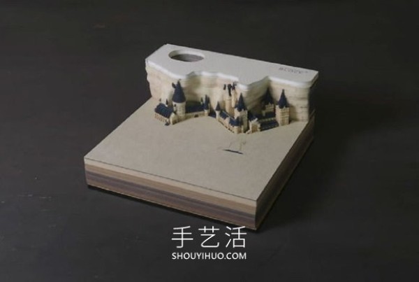 Harry Potter fans collectioncollect! Hogwarts Castle paper sculpture note paper