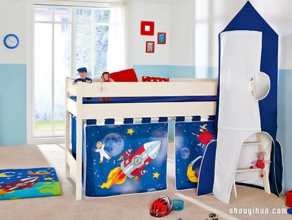 Interesting theme childrens room decoration design satisfies babys fantasy!