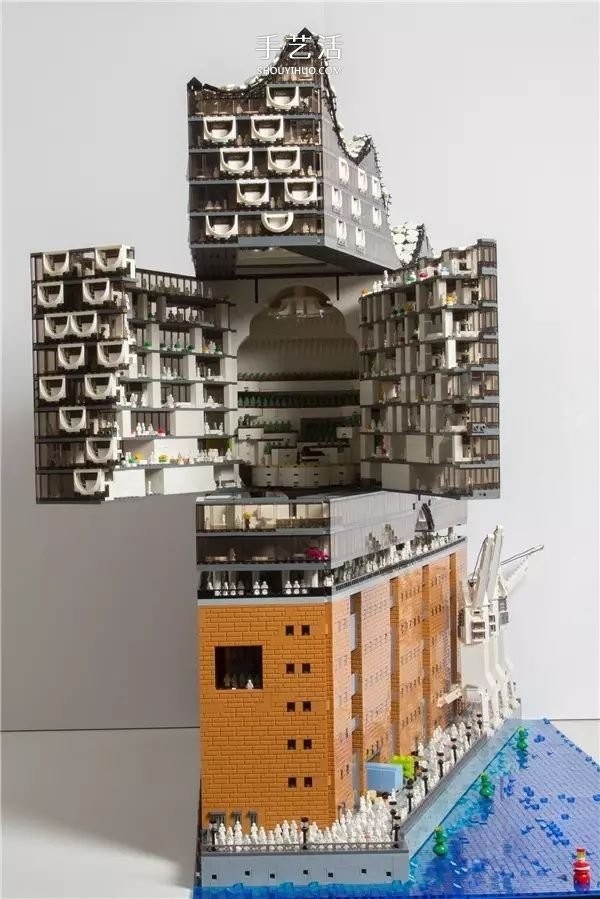 Lego is playing in this realm! A Lego model built with tens of thousands of bricks