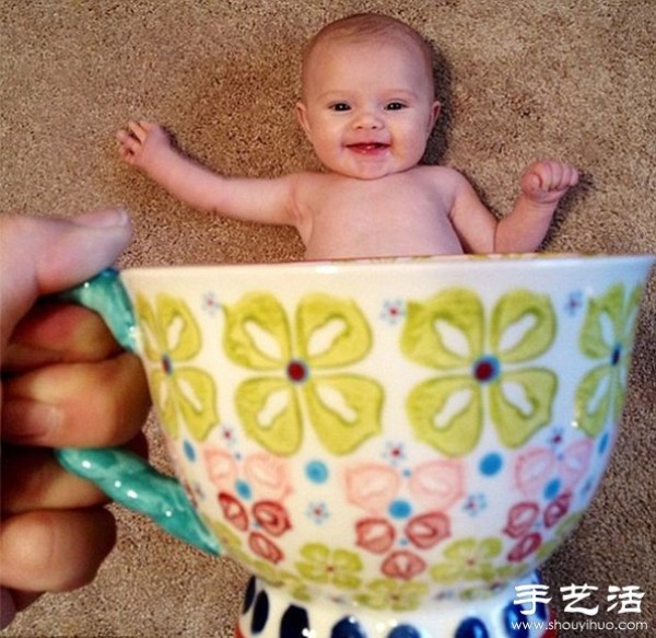 "The Elf in the Cup" Childrens Creative Photography