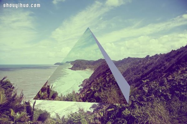 Cut the vision and DIY a beautiful and bubbling 3D geometric photography