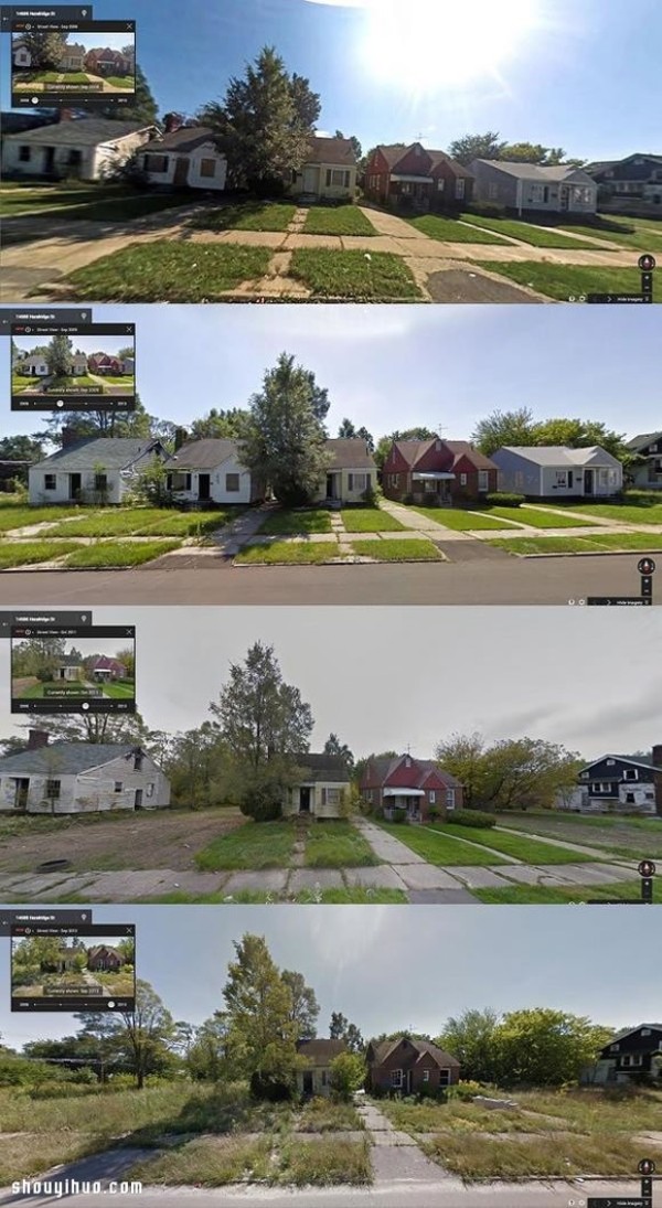 Watch the rise and fall of Detroit communities with Google Street View