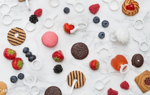 DIY laser-cut gourmet gourmet ring with a sweet and sour taste on your fingers