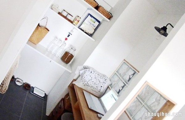 Japanese 66-square-meter small apartment decoration for living with cats