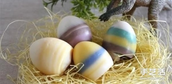 How to make homemade egg-shaped handmade soap and colored egg handmade soap