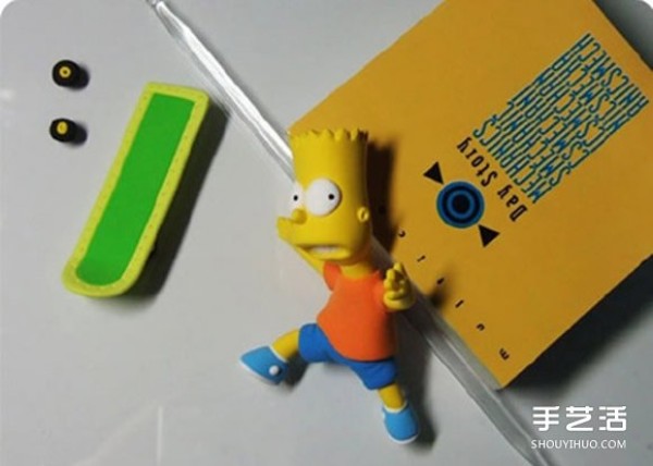 Ultra-light clay Simpson doll DIY hand-made illustrated tutorial