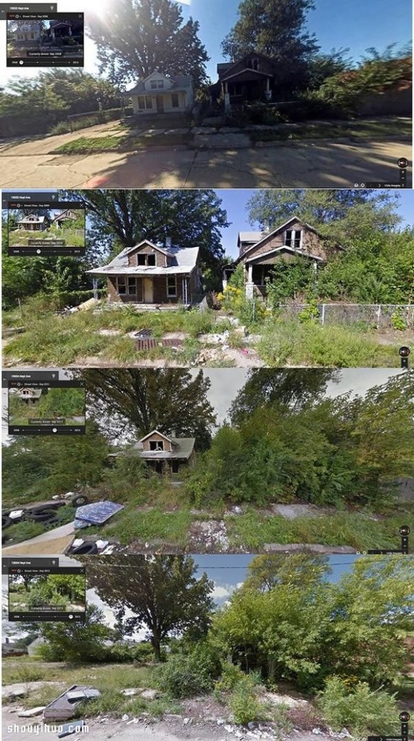 Watch the rise and fall of Detroit communities with Google Street View