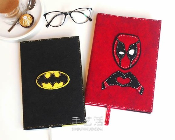 Homemade superhero book cover! A Fathers Day gift for Dad