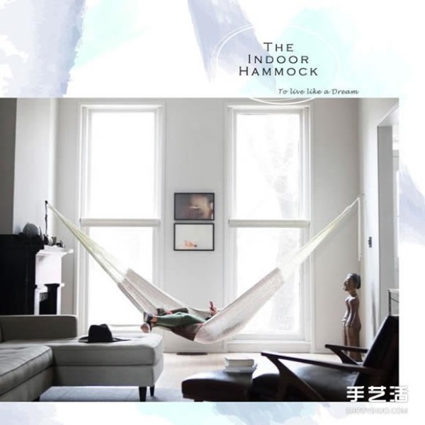 A dream-like lazy life: Just install a hammock indoors! 