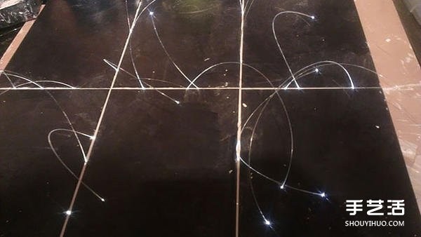 Use optical fiber to turn the floor of your home into a starry night! 