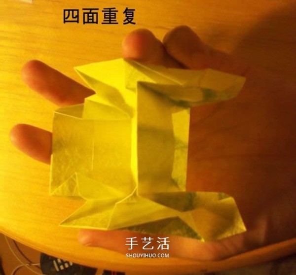 How to fold a Korean-style rose gift box, including the folding method of the lid and box body