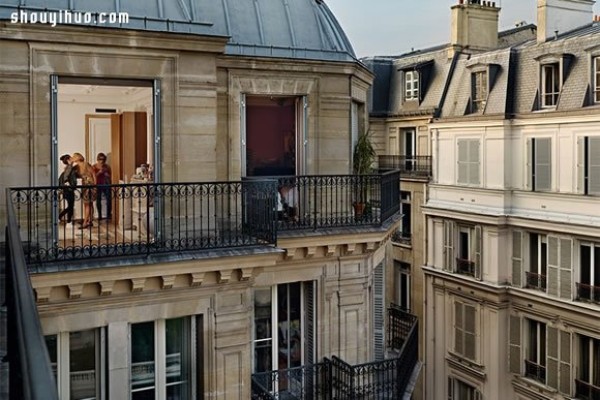 Go through streets and alleys and windows and take pictures of Parisian life that you have never seen