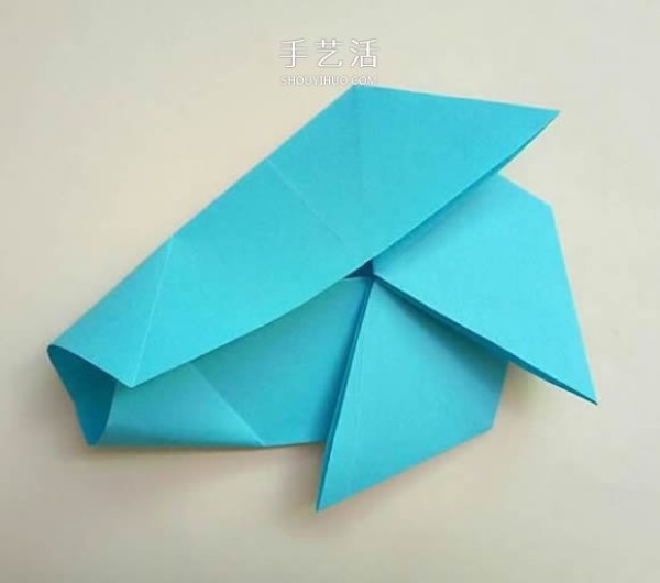 Five-cornered star origami illustration, how to fold an inner and outer double five-pointed star