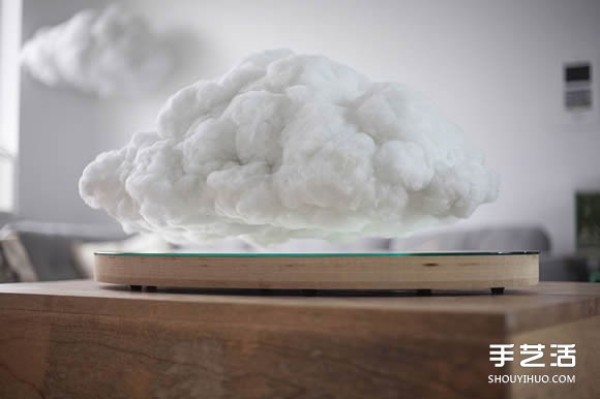 Cloud-shaped Bluetooth speaker design using magnetic levitation technology