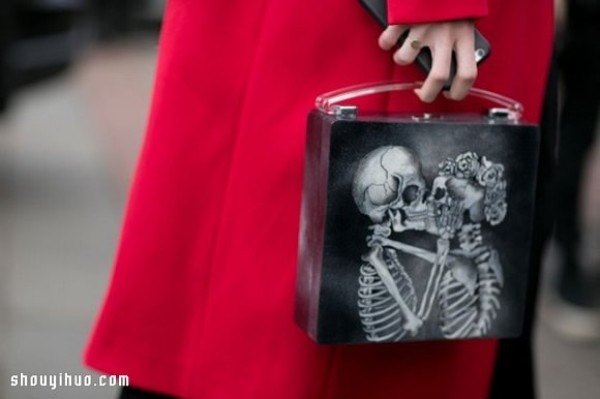 Womens Novelty Bags Appearing in Fashion Street Photos