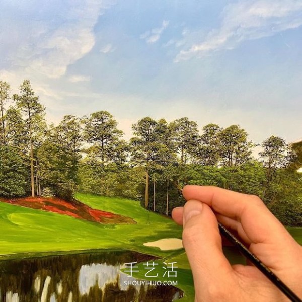 Pastoral landscape paintings are so lifelike, you