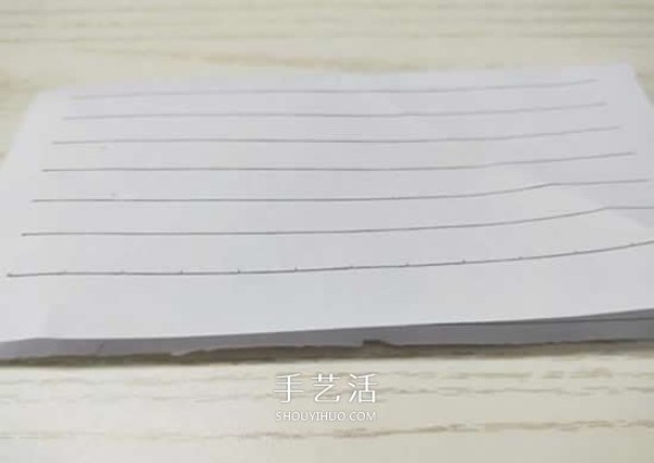 Kindergarten origami tutorial: Illustration of the simplest paper wallet folding method