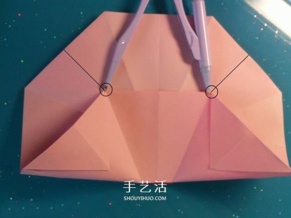 How to fold a 3D origami diamond into an oversized gift for your girlfriend