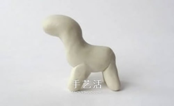 Ultra-light clay DIY diagram of making long-horned lamb and horned sheep clay